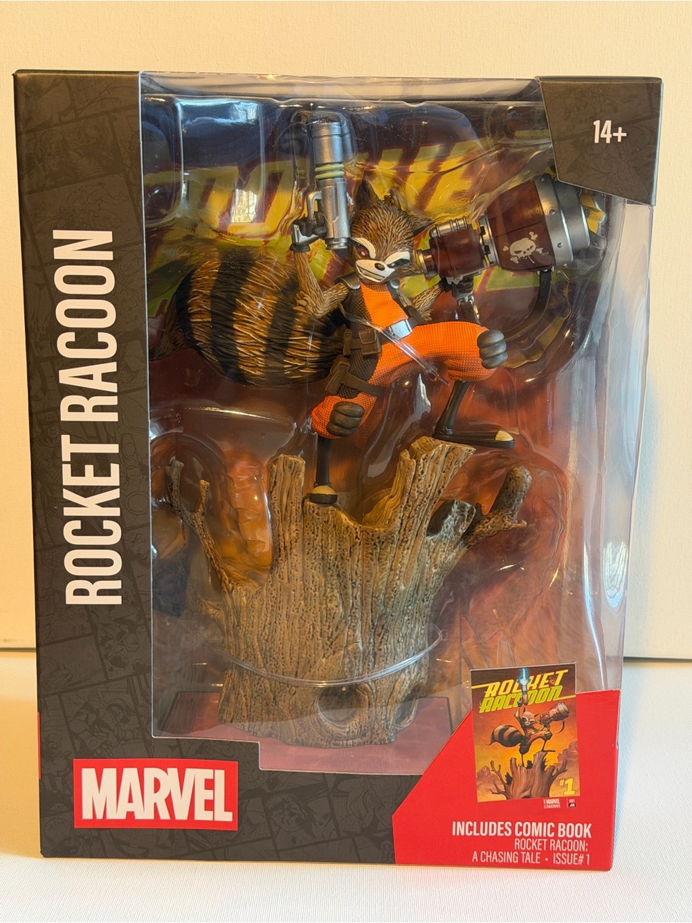 Marvel Rocket Racoon 1:6th Scale Collectible with Scene